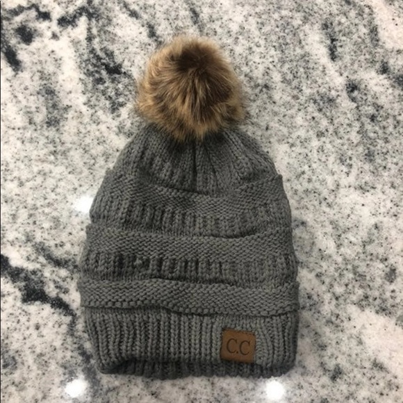 COPY - 2 CC POM STYLE BEANIES - Picture 3 of 9